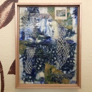 Fine Art Encaustic by Renee Wallace “UC What? 7”